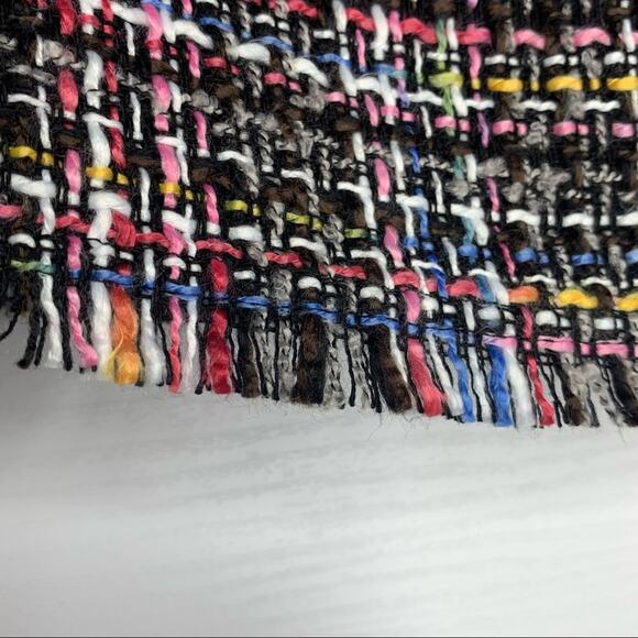 DIVIDED By H&M Women Skirt tweed Multicolor Size 6 Back Hidden Zipper an… - Picture 6 of 9